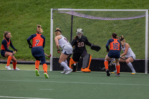 Hailey Bitters scored the lone goal in Syracuse's 2-1 loss to Virginia.
